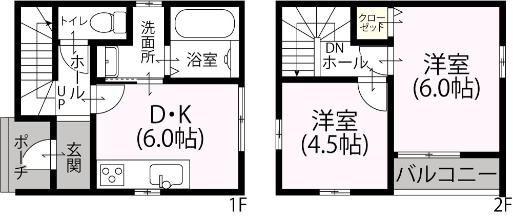 2階建て2LDK　EW-01　768万円