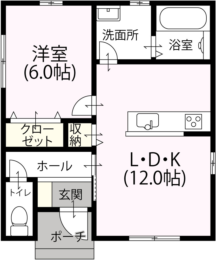 平屋1LDK　S-04　838万