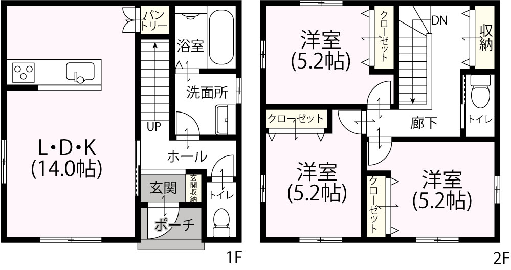 2階建て3LDK　S-09　1,167万円