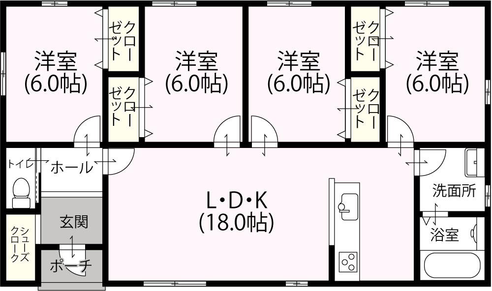 平屋4LDK　S-24　1,477万
