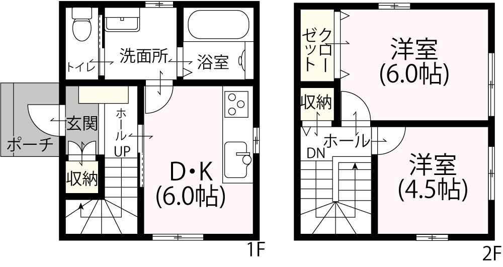 2階建て2LDK　EW-02　801万円