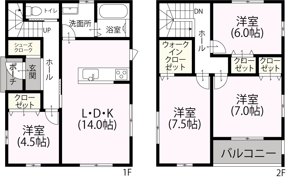 2階建て4LDK　EW-14　1,371万円