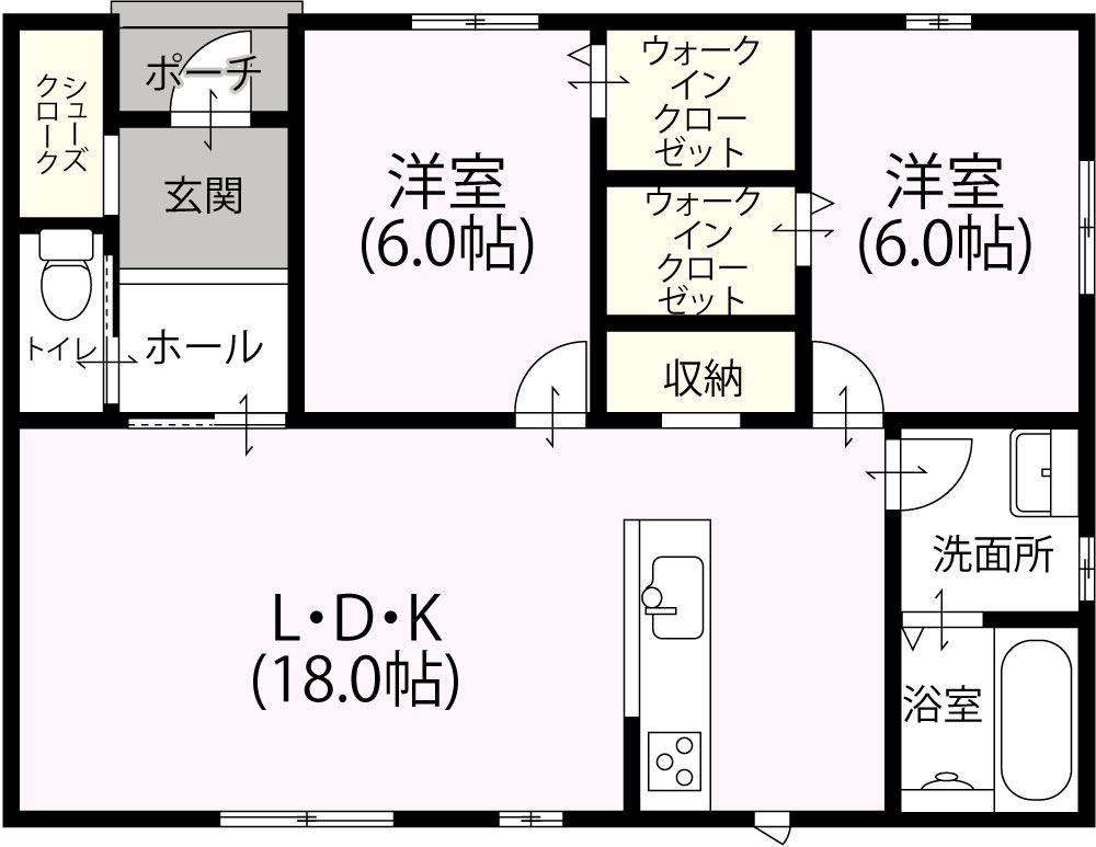 平屋2LDK　N-09　1,191万